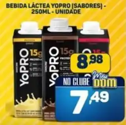 Dom Atacadista Bebida láctea yopro (sabores) unidade oferta