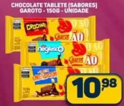 Dom Atacadista Chocolate tablete (sabores) garoto unidade oferta