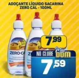 Dom Atacadista Adoçante líquido sacarina zero cal oferta