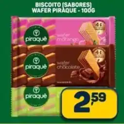 Dom Atacadista Biscoito (sabores) wafer piraque oferta