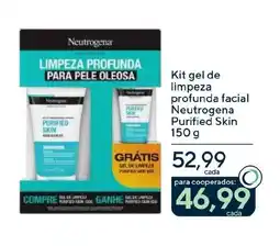 Coop Kit gel de limpeza profunda facial Neutrogena Purified Skin oferta