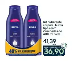 Coop Kit hidratante corporal Nivea tipos oferta