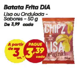 Dia Batata Frita DIA Lisa ou Ondulada - Sabores oferta