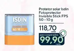 Coop Protetor solar Isdin Fotoprotector Invisible Stick FPS 50 oferta