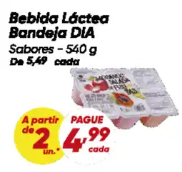 Dia Bebida Láctea Bandeja DIA Sabores oferta