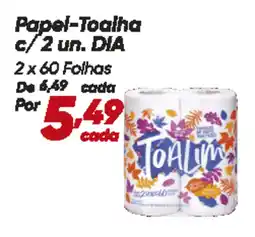 Dia Papel-Toalha c/2 un. DIA oferta