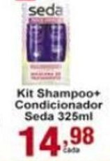 Rossi Supermercado Kit Shampoo + Condicionador Seda 325ml oferta