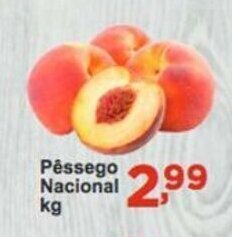 Rossi Supermercado Pessego Nacional 1kg oferta