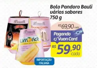 Comper Bolo Pandoro Bauli varios sabores 750ml oferta
