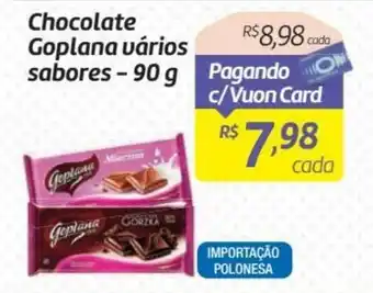 Comper Chocolate Golpana Varios sabores 90g oferta