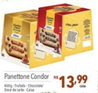 Supermercados Condor Panettone Condor 400g oferta