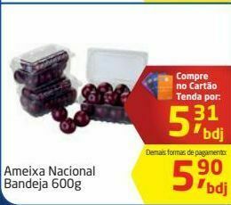 Tenda Atacado Ameixa nacional 600g oferta