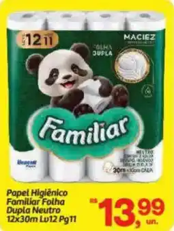 Fort Atacadista Papel Higiênico Familiar Folha Dupla Neutro oferta