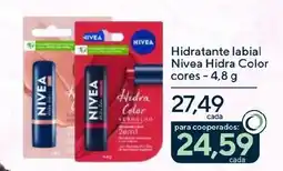 Coop Hidratante labial Nivea Hidra Color cores oferta
