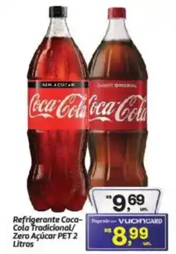 Fort Atacadista Refrigerante Coca-Cola Tradicional/ Zero Açúcar PET oferta