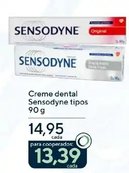 Coop Creme dental Sensodyne tipos oferta