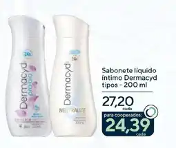 Coop Sabonete líquido íntimo Dermacyd tipos oferta