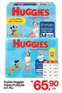 Fort Atacadista Fralda Huggies Tripla Proteção oferta
