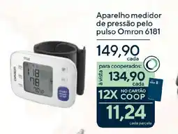 Coop Aparelho medidor de pressão pelo pulso Omron 6181 oferta