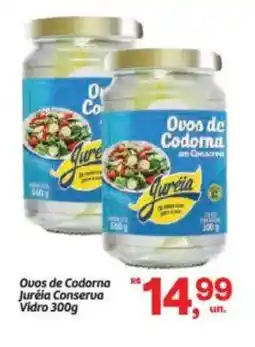 Fort Atacadista Quos de Codorna Juréia Conserva Vidro oferta