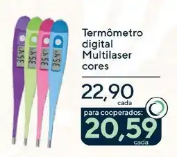Coop Termômetro digital Multilaser cores oferta