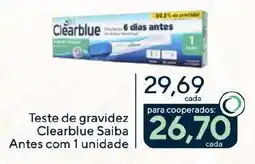 Coop Teste de gravidez Clearblue Saiba Antes oferta