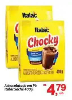Fort Atacadista Achocolatado em Pó Italac Sachê oferta