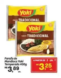 Fort Atacadista Farofa de Mandioca Yoki Temperada oferta