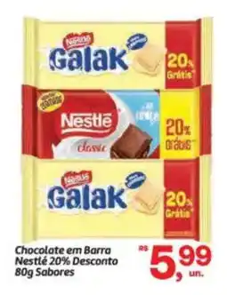 Fort Atacadista Chocolate em Barra Nestlé Sabores oferta