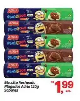 Fort Atacadista Biscoito Recheado Plugados Adria Sabores oferta