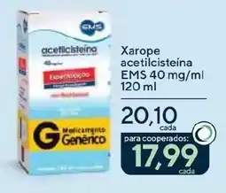 Coop Xarope acetilcisteína EMS 40 mg/ml oferta