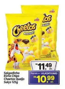 Fort Atacadista Salgadinho Elma Chips Cheetos Queijo Suiço oferta