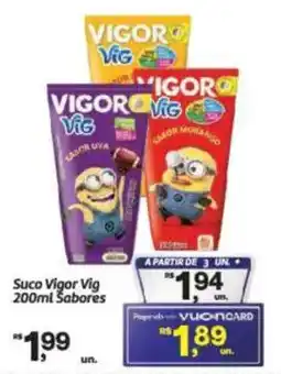 Fort Atacadista Suco Vigor Vig Sabores oferta