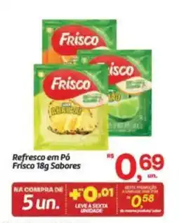 Fort Atacadista Refresco em Pó Frisco Sabores oferta