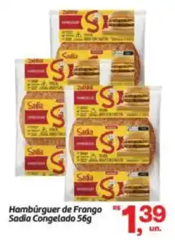Fort Atacadista Hambúrguer de Frango Sadia Congelado oferta