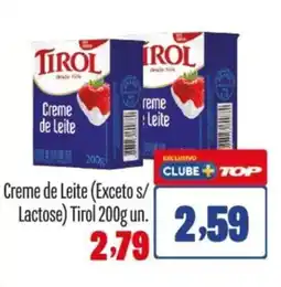 Rede Top Creme de Leite (Exceto s/ Lactose) Tirol oferta