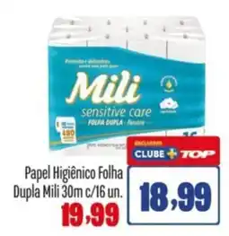 Rede Top Papel Higiênico Folha Dupla Mili 30m oferta