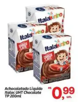 Fort Atacadista Achocolatado Líquido Italac UHT Chocolate TP oferta