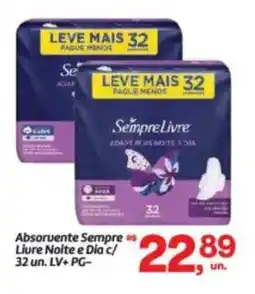 Fort Atacadista Absorvente Sempre Liure Noite e Dia' oferta