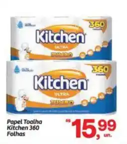 Fort Atacadista Papel Toalha Kitchen 360 Folhas oferta