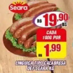 Violeta Supermercados Linguiça tipo calabresa def seara oferta
