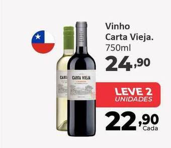 Vinho Carta Vieja 750ml
