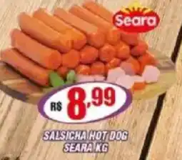 Violeta Supermercados Salsicha hot dog seara oferta