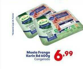 Barracão Supermercado Moela Frango Korin Bd oferta