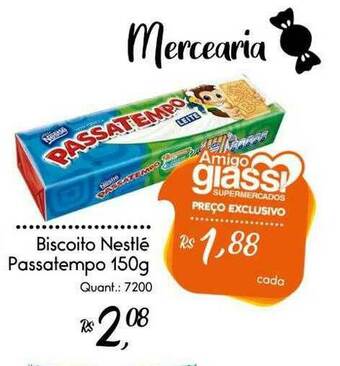 Giassi Supermercados Biscoito Nestlé Passatempo oferta