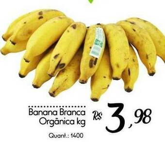 Giassi Supermercados Banana Branca Orgânica oferta