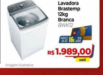 Hiper Moreira Lavadora Brastemp 12kg Branca oferta