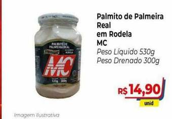 Palmito De Palmeira Real Em Rodela Mc