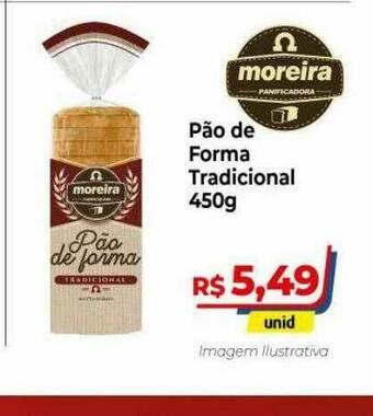 Hiper Moreira Pão De Forma Tradicional oferta