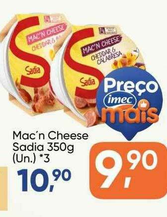 Imec Supermercados Mac'n Cheese Sadia oferta